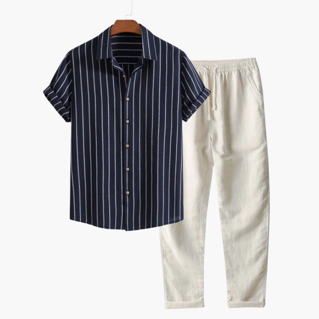 Marine/Beige / S