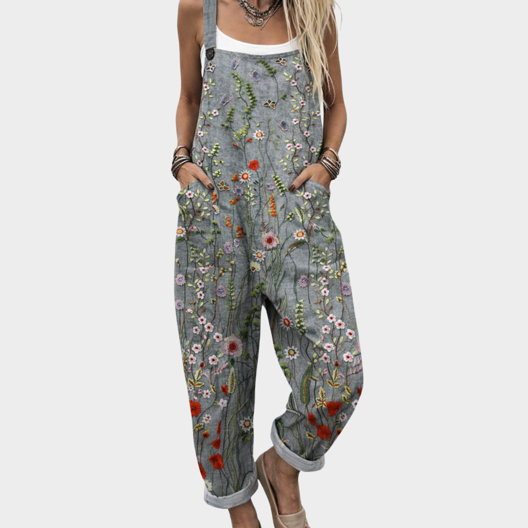 Gris / Floral / S