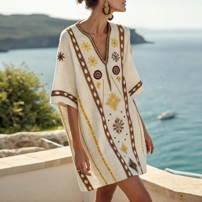 Motif Jaune et Marron / S