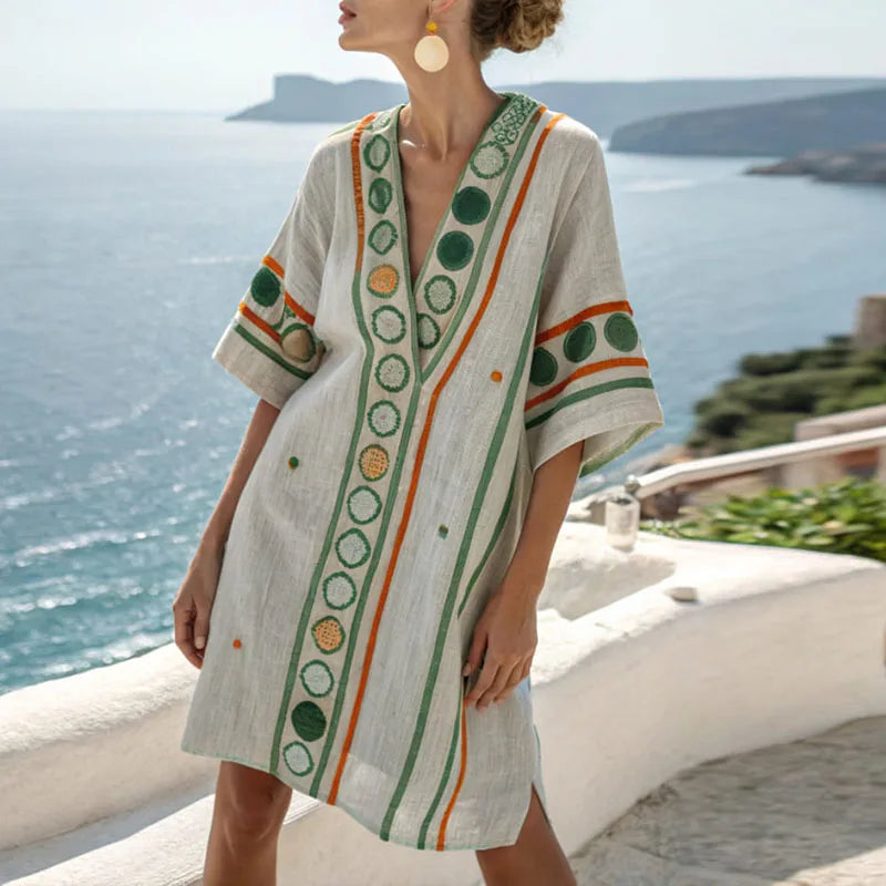 Motif Vert et Orange / S